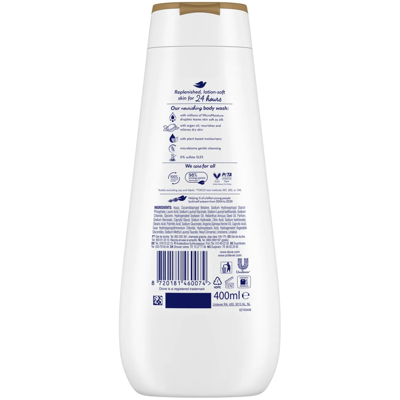 Advanced Care Gel Douche Huile d'Argan
