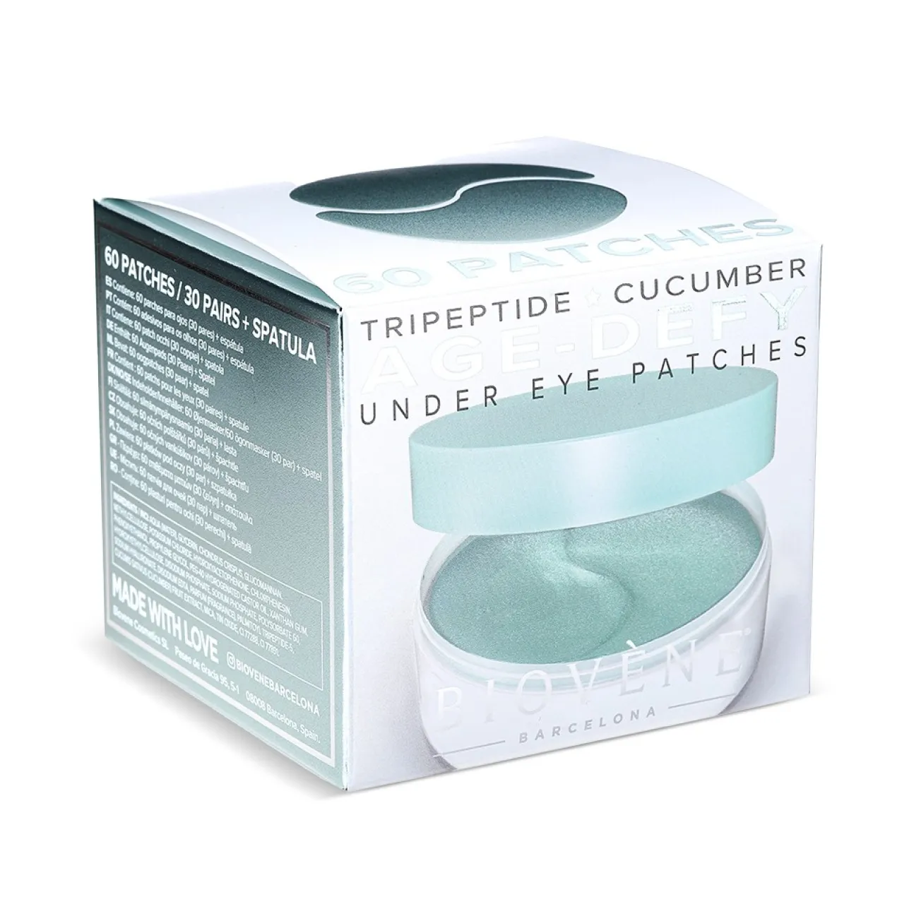 Age-Defy Patchs pour les yeux en hydrogel Tripeptides + Concombre