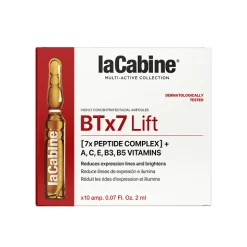 Ampoules Anti-Rides aux 7 Peptides et Vitamines BTx7 Lift