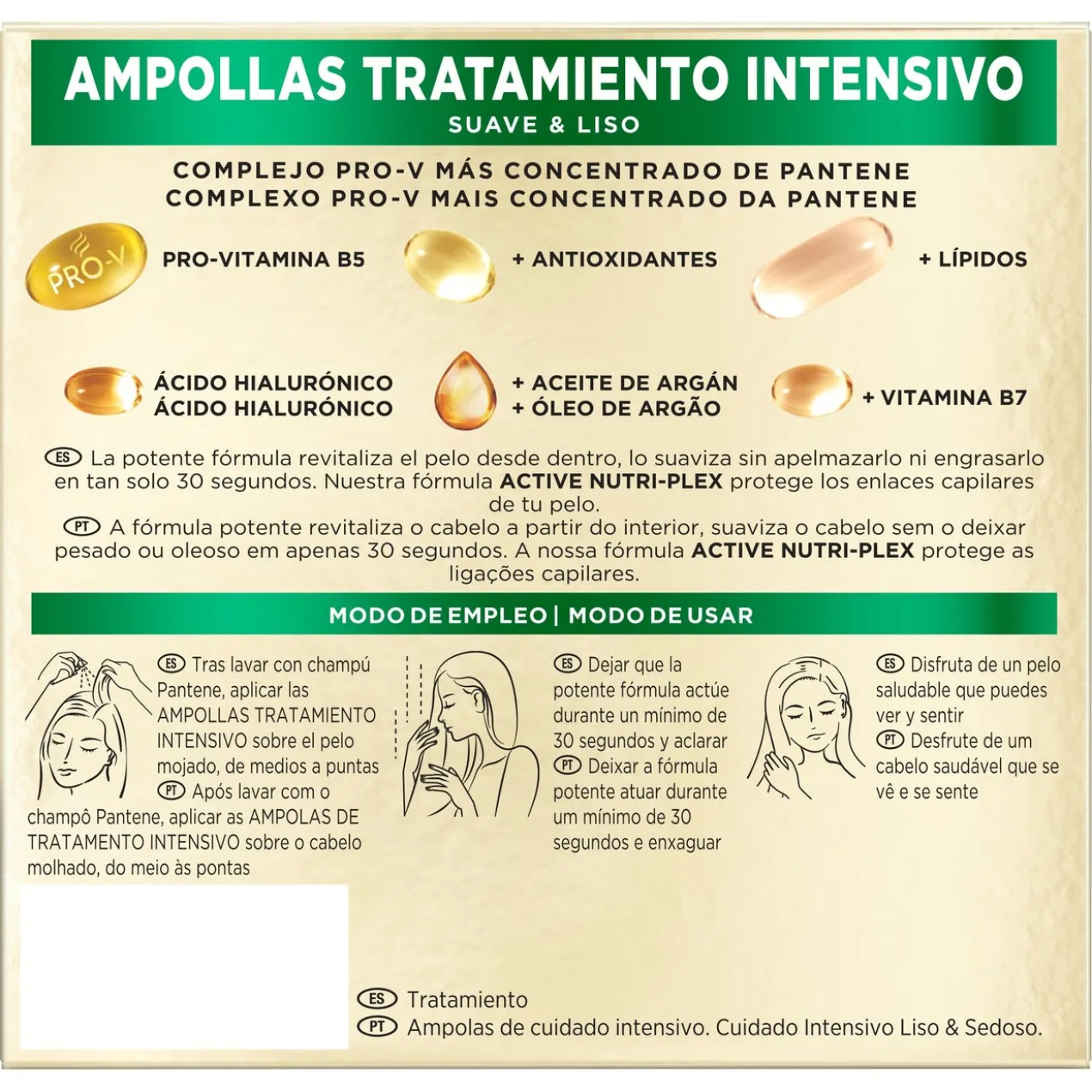 Ampoules de traitement intensif Pro-V Lisse & Soyeux
