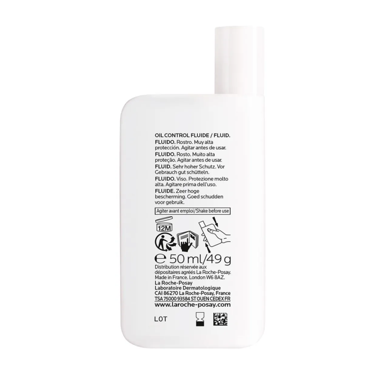 Anthelios UV-MUNE Fluide Oil Control Visage SPF50+