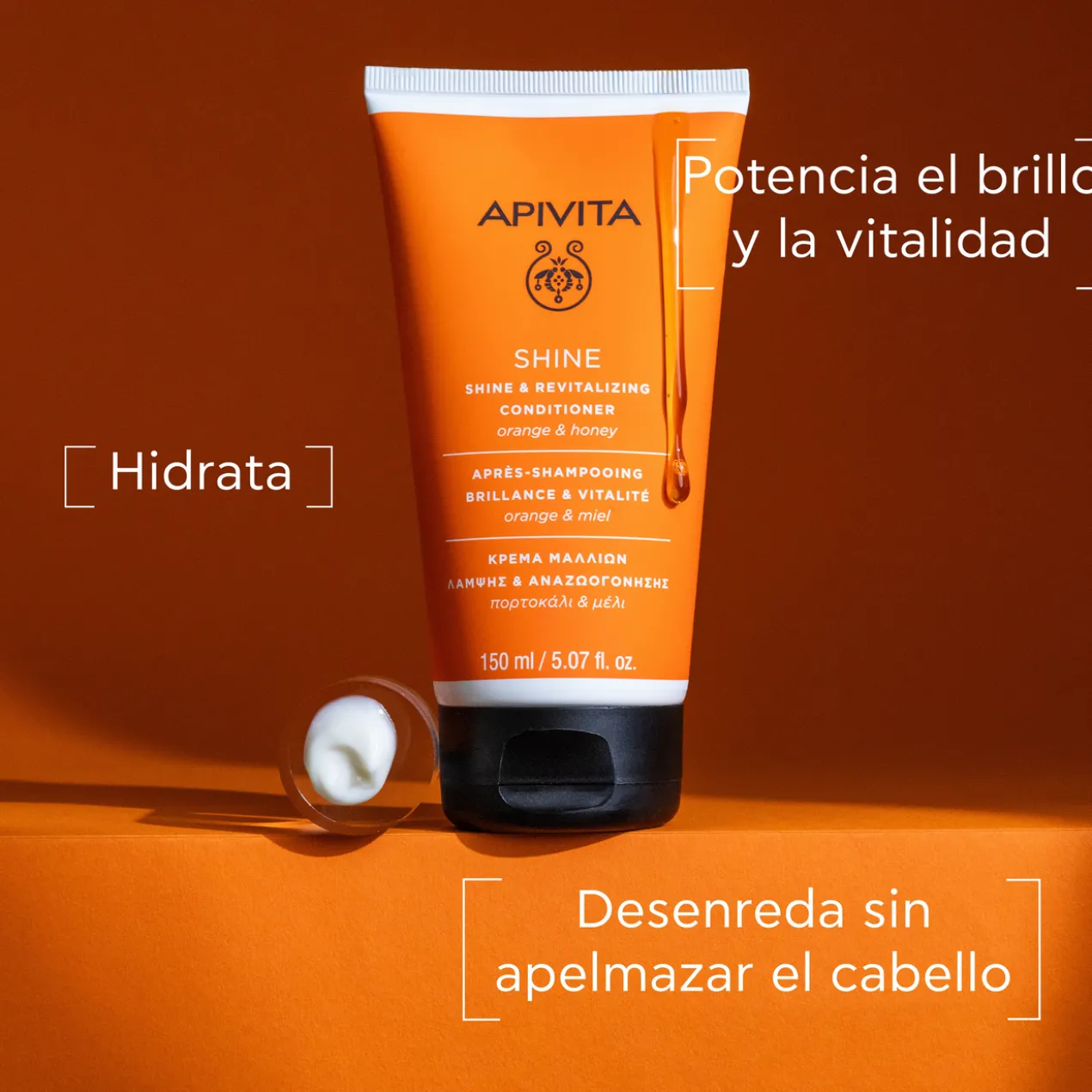 Après-shampoing Brillance et Vitalité à l'Orange et au Miel