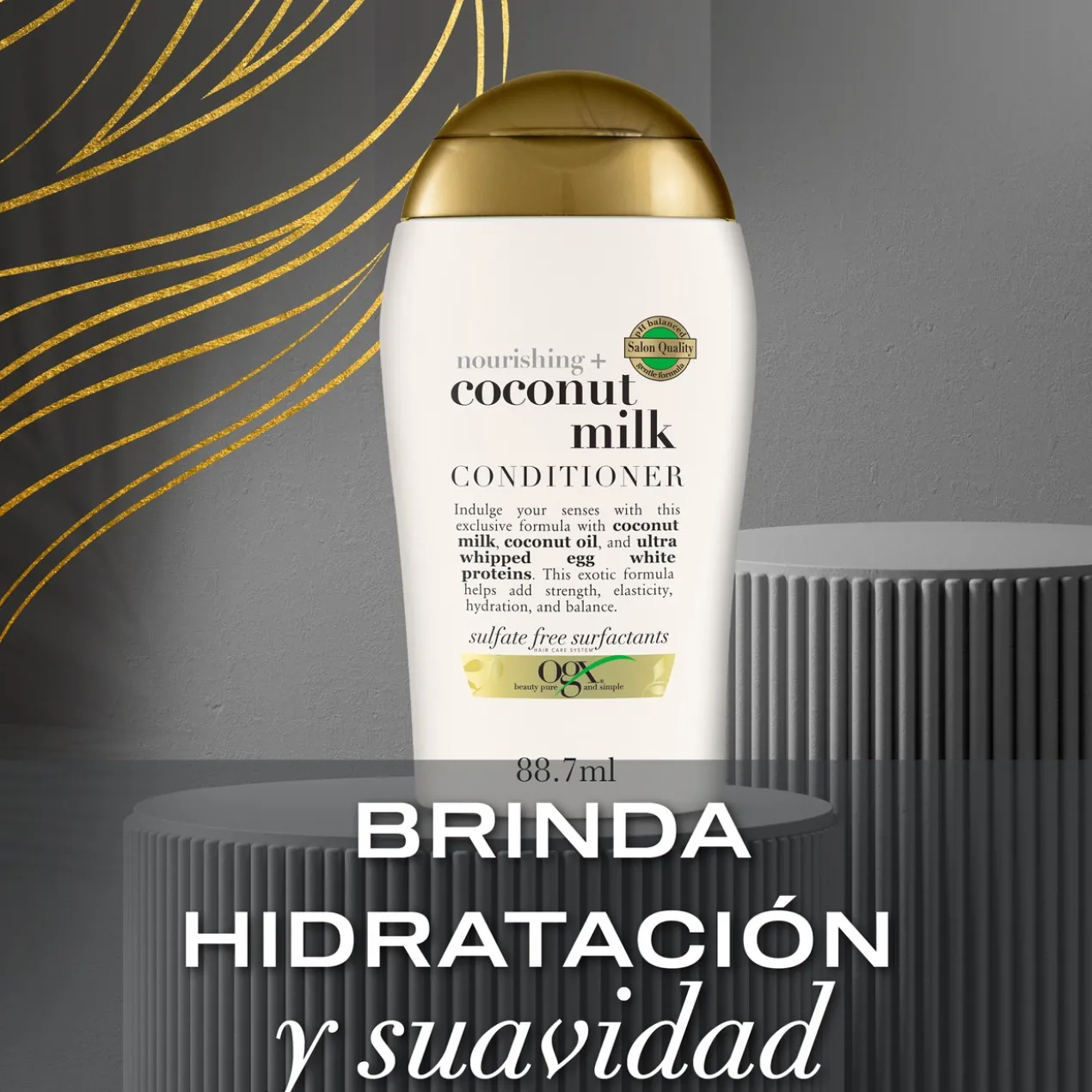 Après-shampoing Hydratant au Lait de Coco