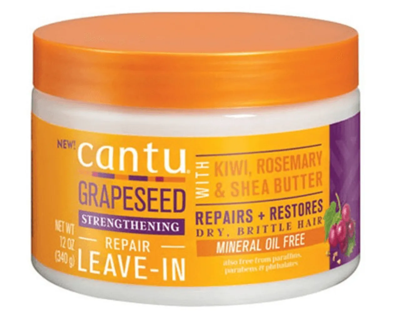 Après-Shampoing Sans Rinçage Grapeseed Repair Cream