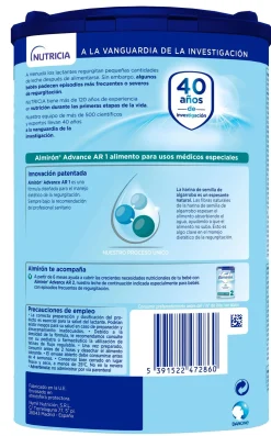 AR 1 Lait de Démarrage Anti-Régurgitation