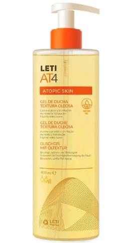 AT4 Atopic Skin Gel Douche Texture Huileuse