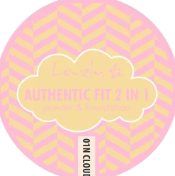 Authentic Fit 2 en 1 Fond de Teint en Poudre