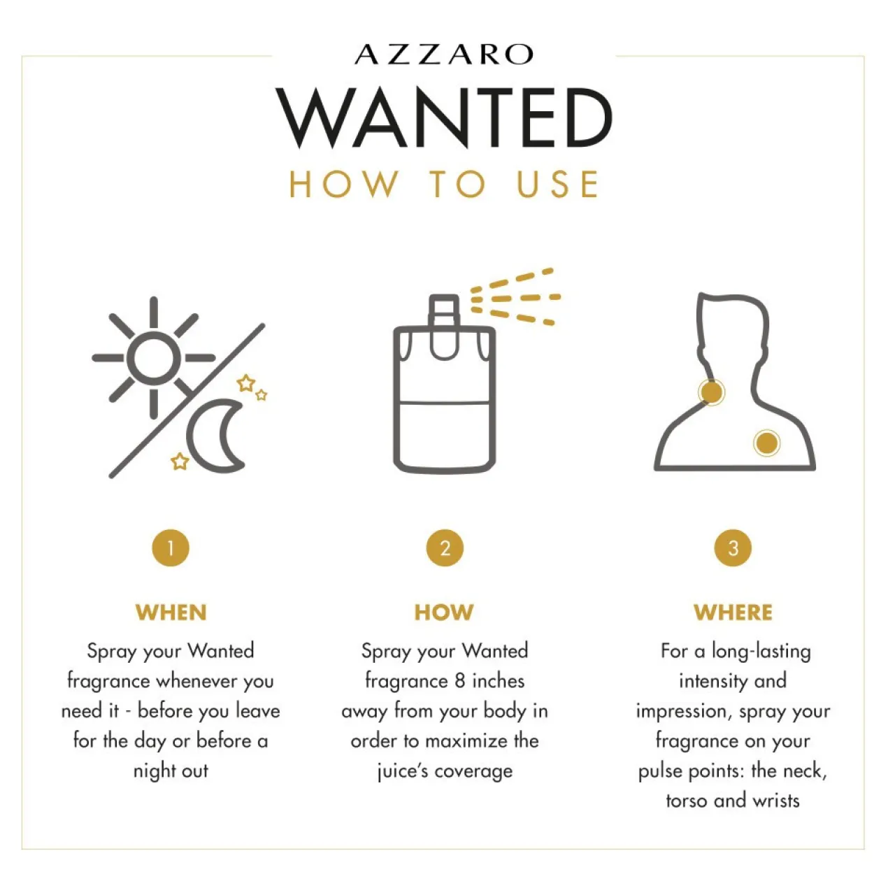 Azzaro Wanted Eau de Toilette Parfum pour Homme