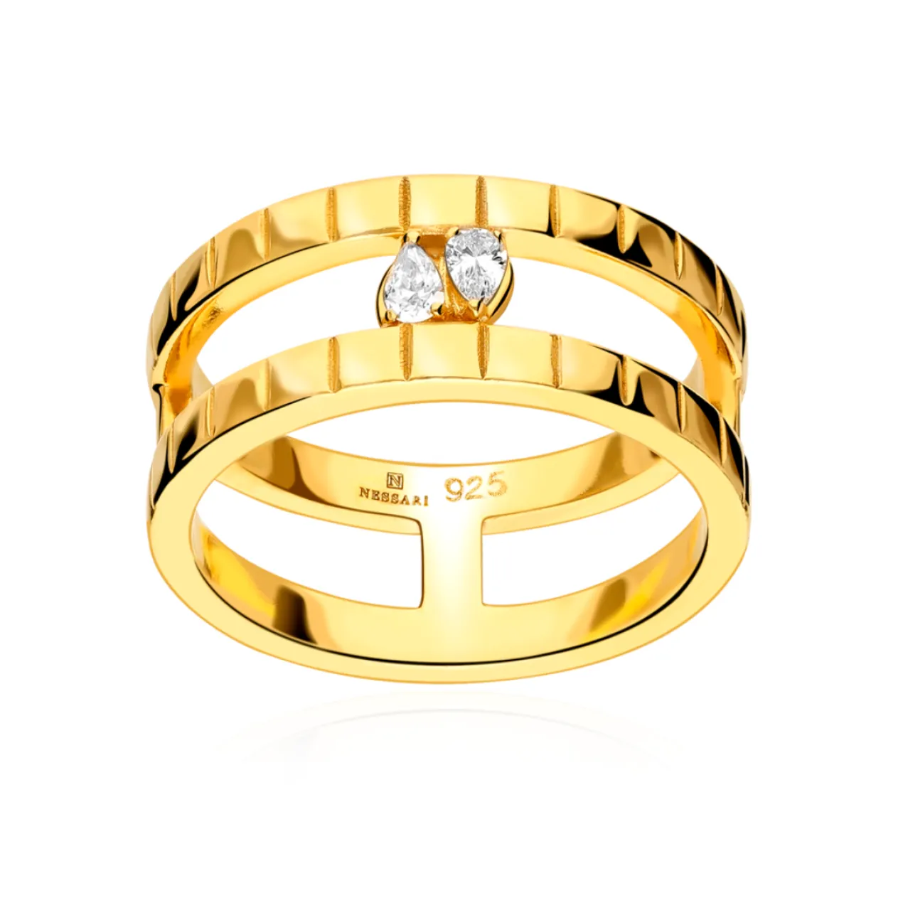 Bague Alenha Argent Sterling / Plaqué or 18K