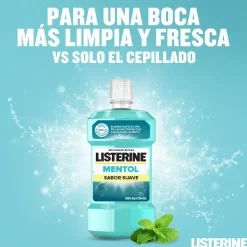Bain de Bouche Menthol Goût Doux Zéro Alcool