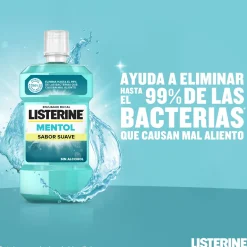Bain de Bouche Menthol Goût Doux Zéro Alcool