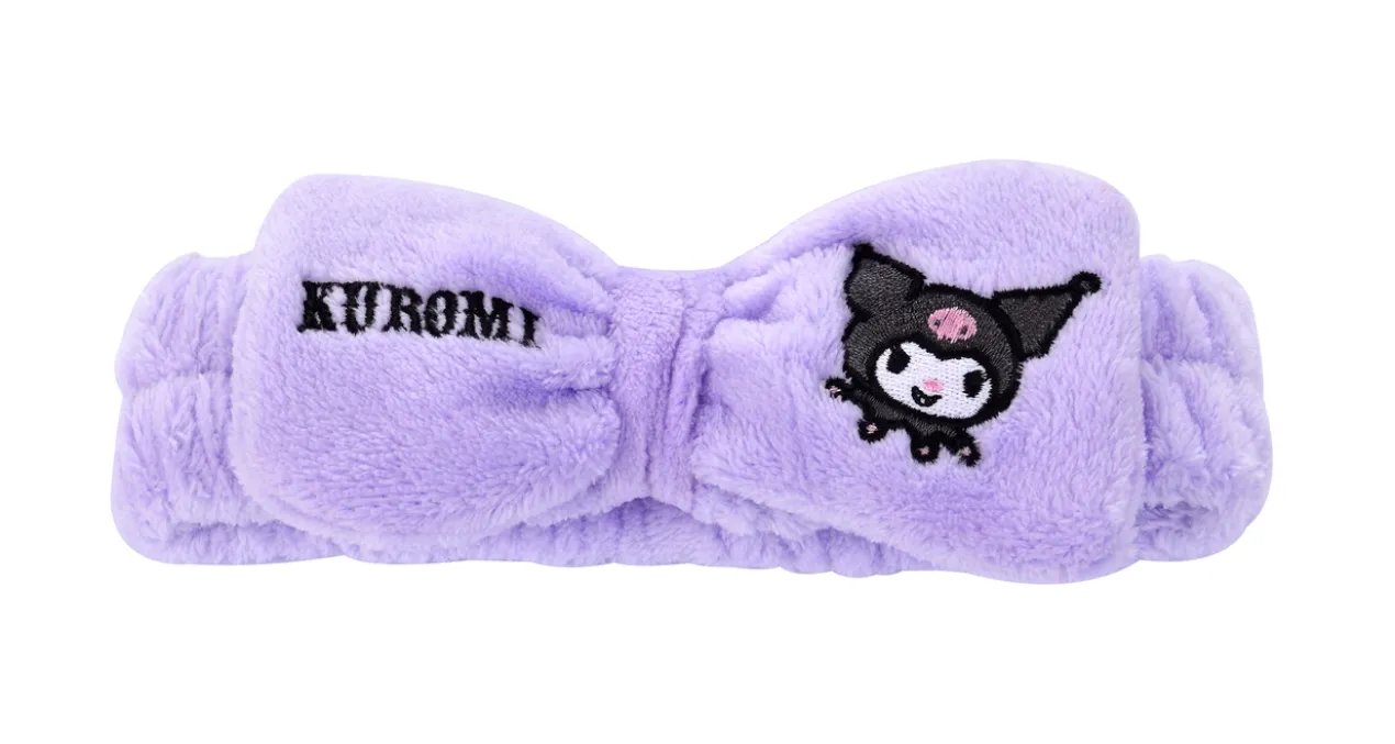 Bandeau Hello Kitty Kuromi avec Nœud pour les Cheveux