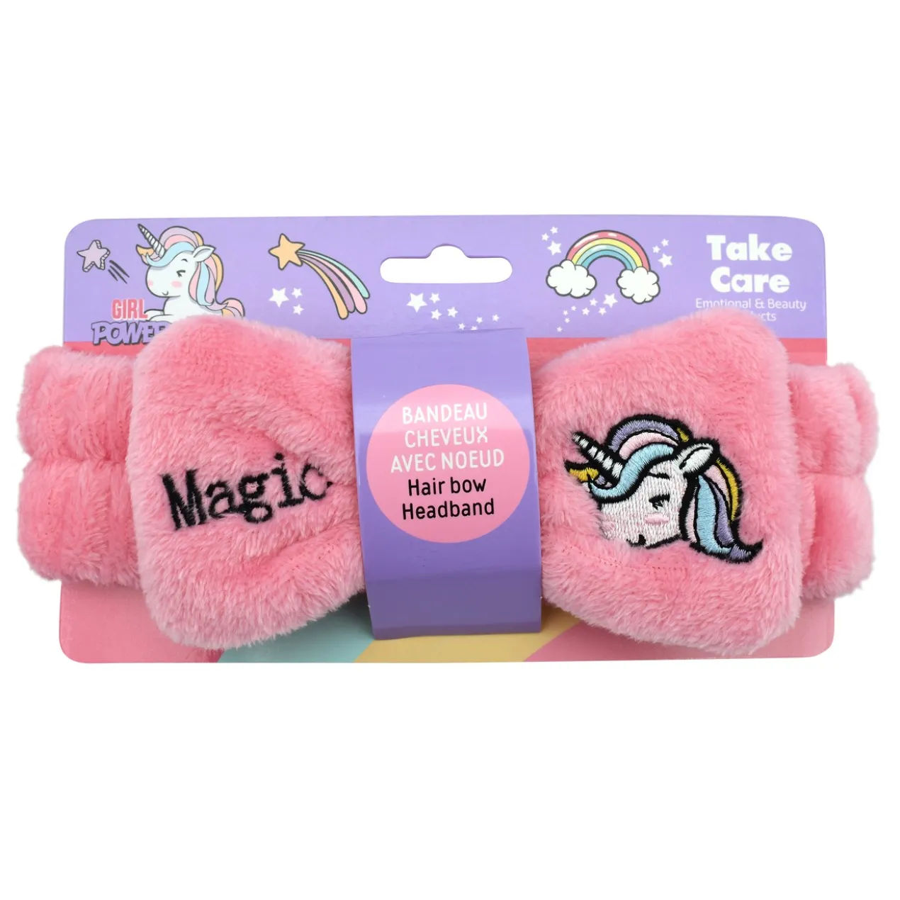 Bandeau Licorne avec Nœud pour les Cheveux