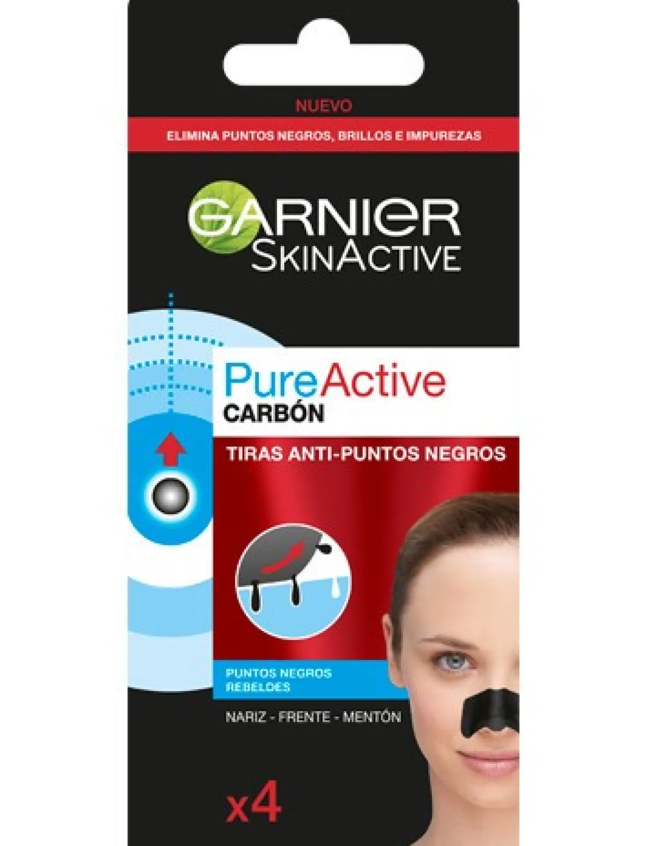 Bandes anti-points noirs au charbon Pure Active