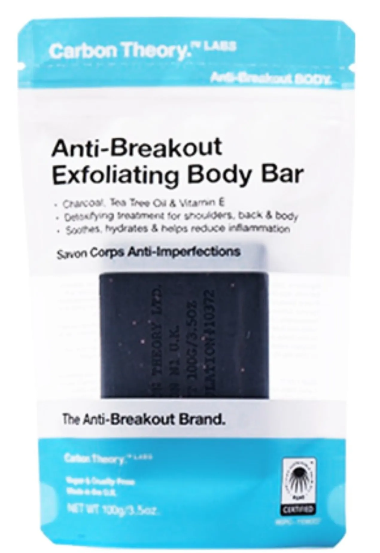 Barre Exfoliante pour le Corps Anti-Acné