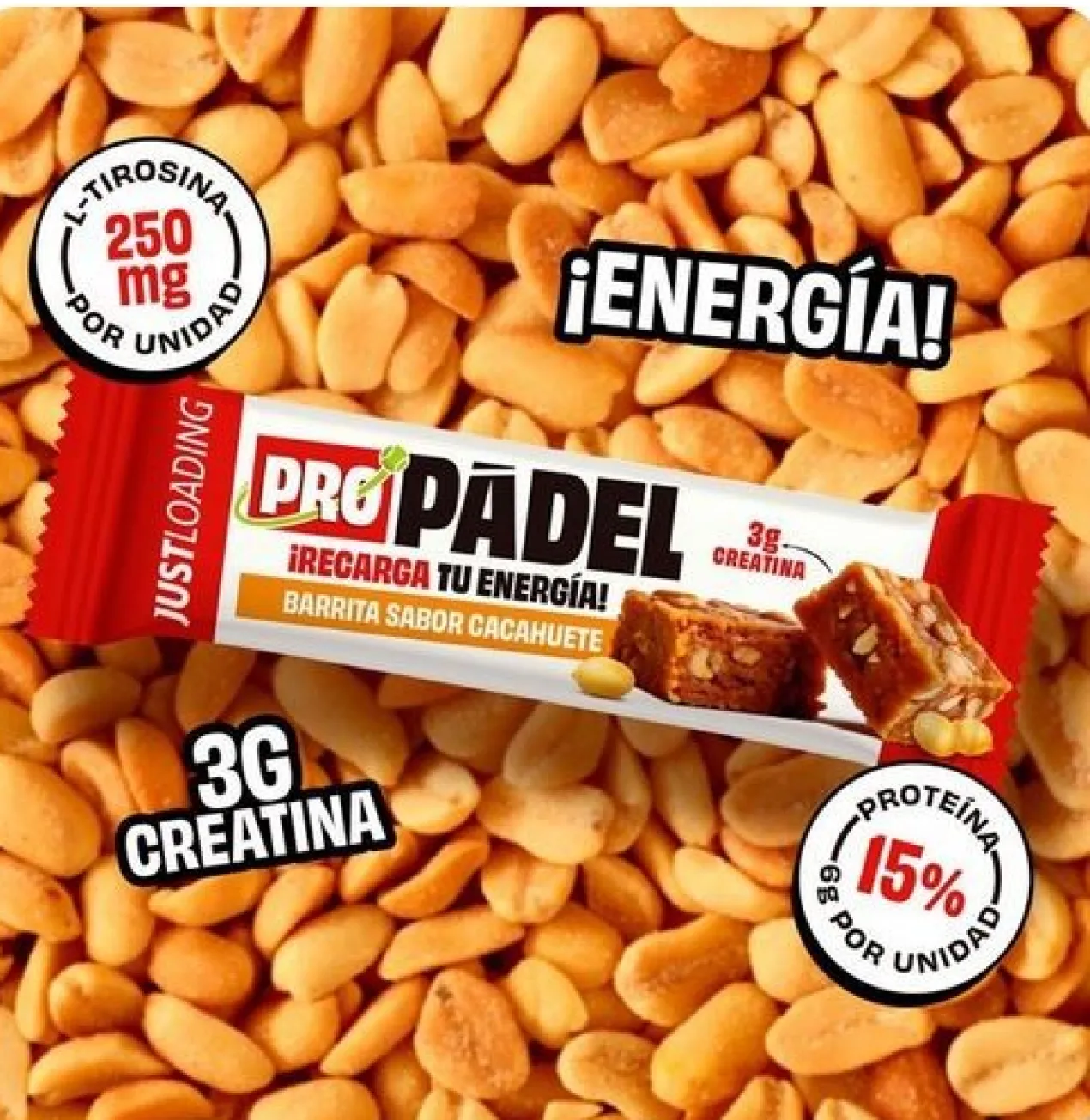 Barre énergétique Pro Padel saveur cacahuète