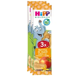 Barres de Muesli Biscuit Pomme et Vanille +12 mois