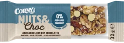 Barres Noix & Choc au Cajou avec 2 Chocolats