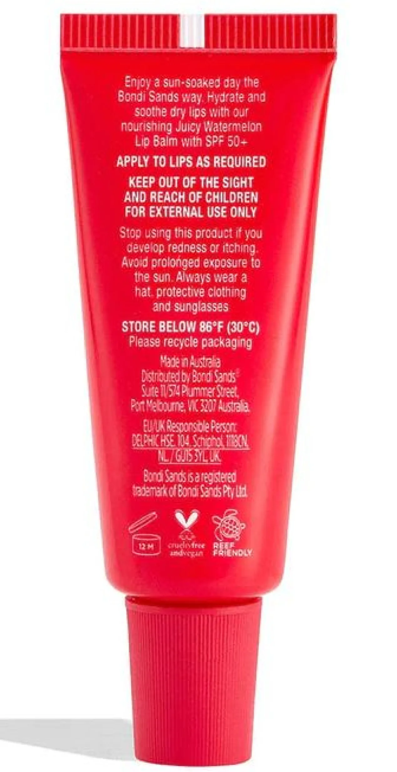 Baume à Lèvres Pastèque SPF50+