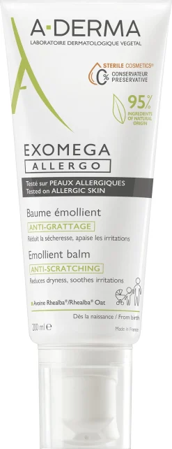 Baume Émollient Anti-Démangeaisons Exomega Allergo