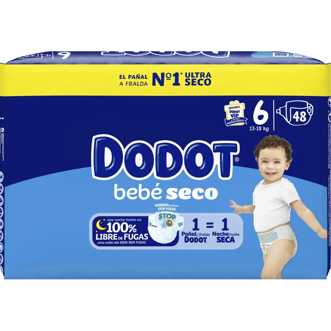 Bébé Sec Taille 6 Couches 13-18kg