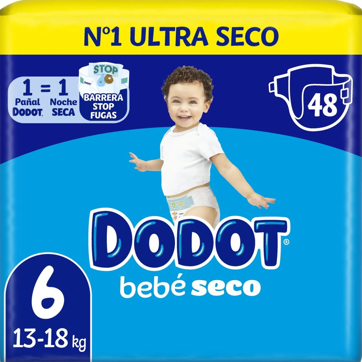 Bébé Sec Taille 6 Couches 13-18kg