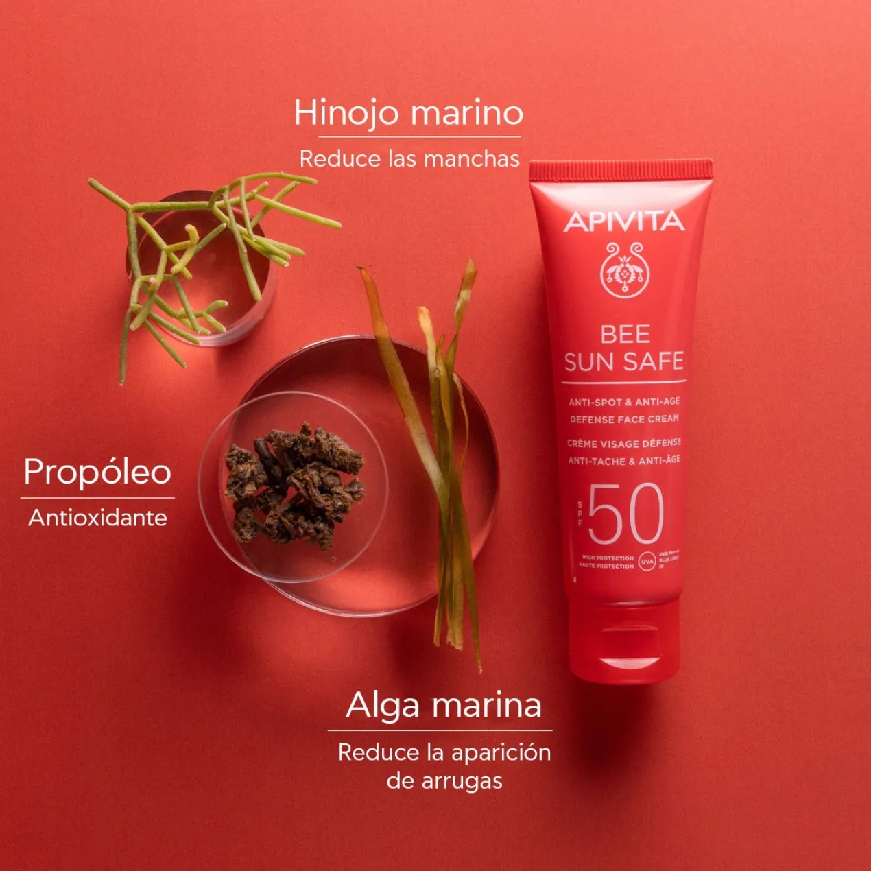 Bee Sun Safe Crema Anti-âge & Anti-taches SPF50