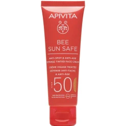 Bee Sun Safe Crème Anti-âge & Anti-taches SPF50 Coloré