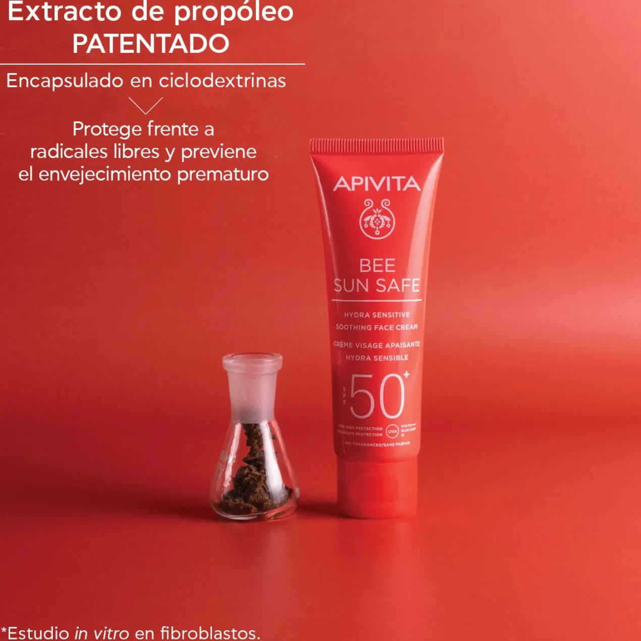 Bee Sun Safe Hydra Sensitive Crème Visage Apaisante SPF50+