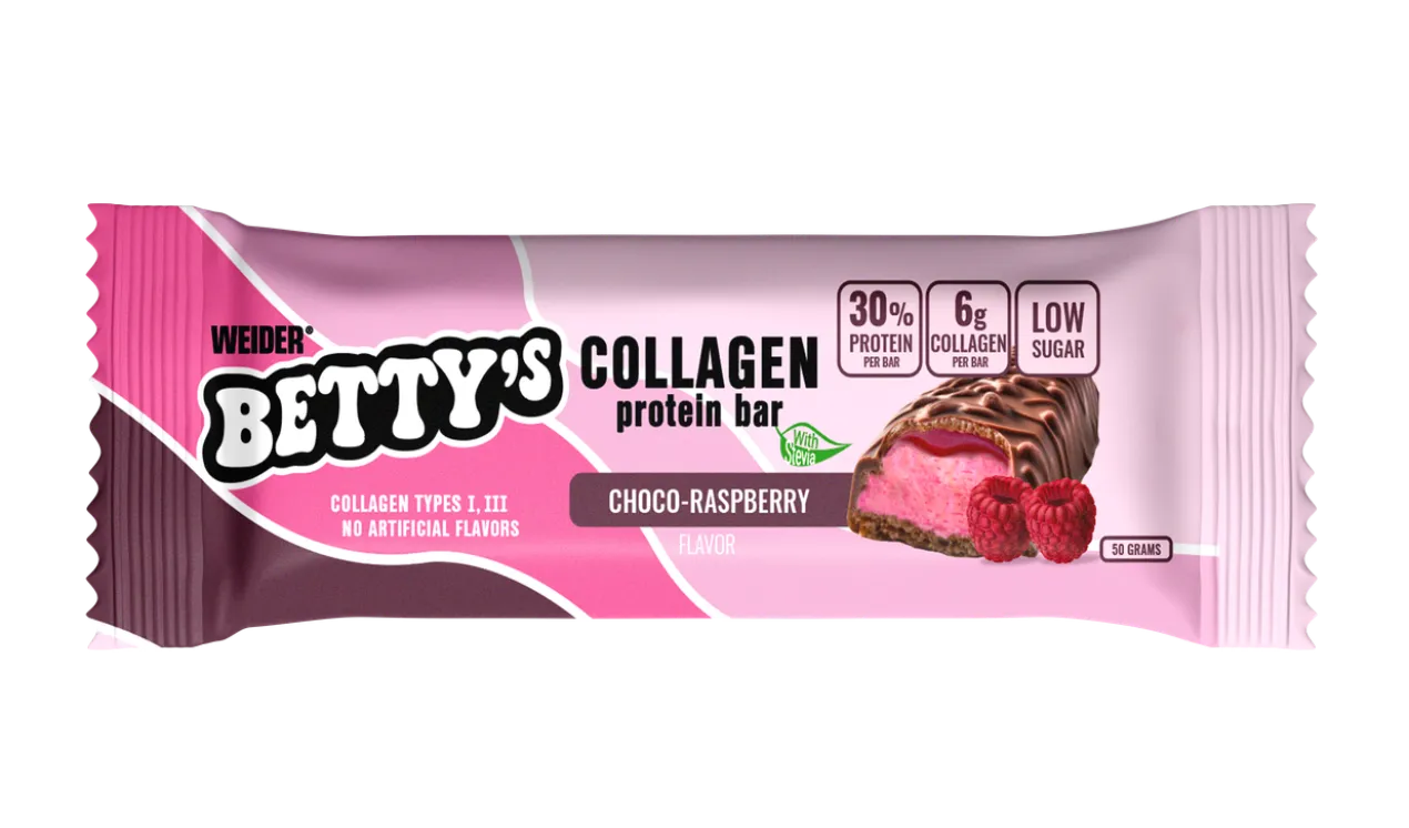 Betty's Collagen Protein Bar Choco-Raspberry