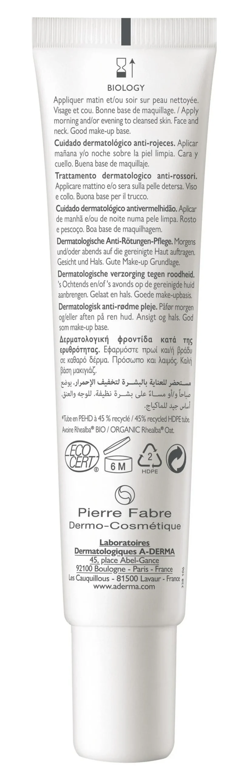 Biology Soins Anti-rouge
