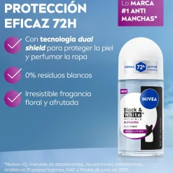 Black & White Authentic Roll-on Déodorant Pour Femme