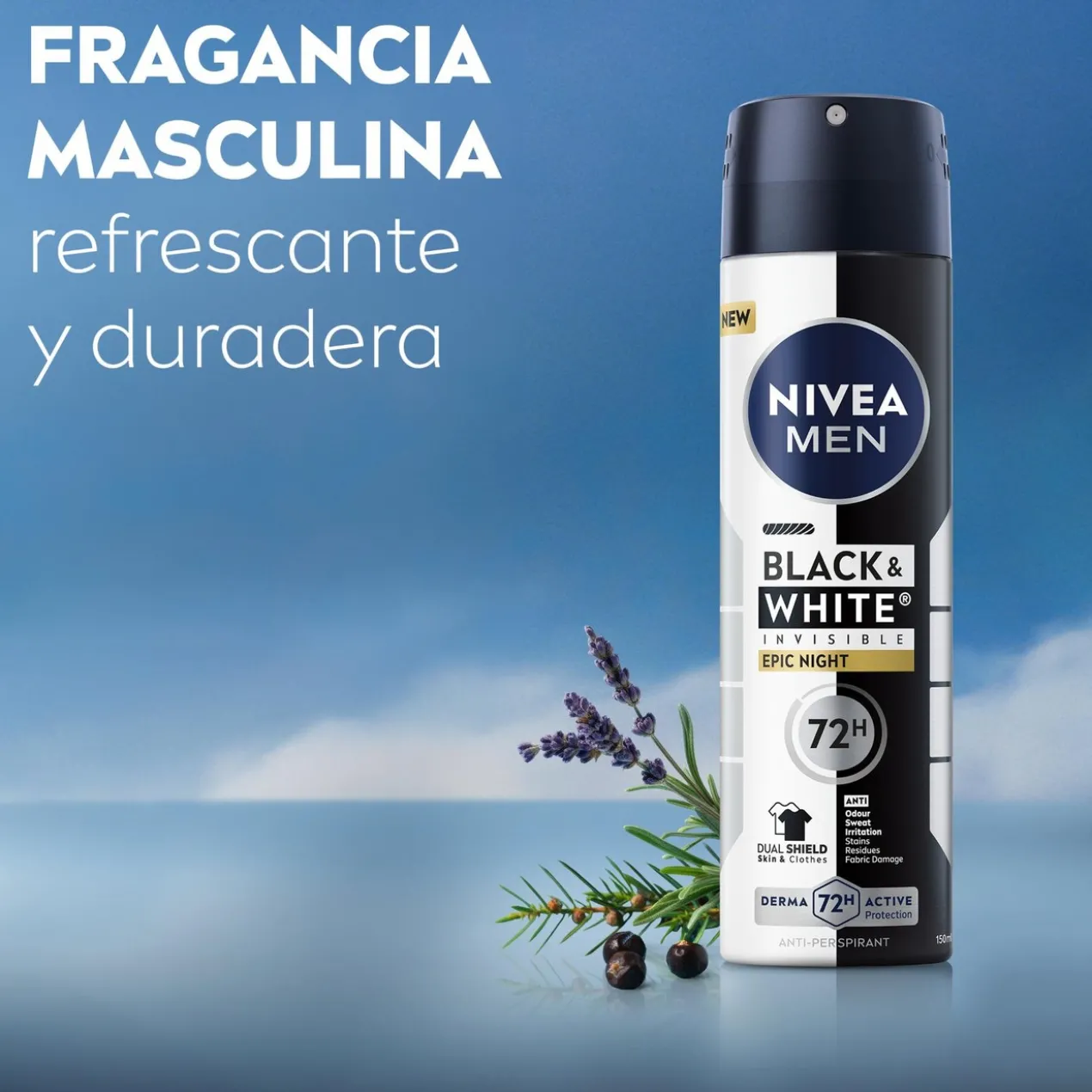 Black & White Epic Night Spray Déodorant Pour Homme