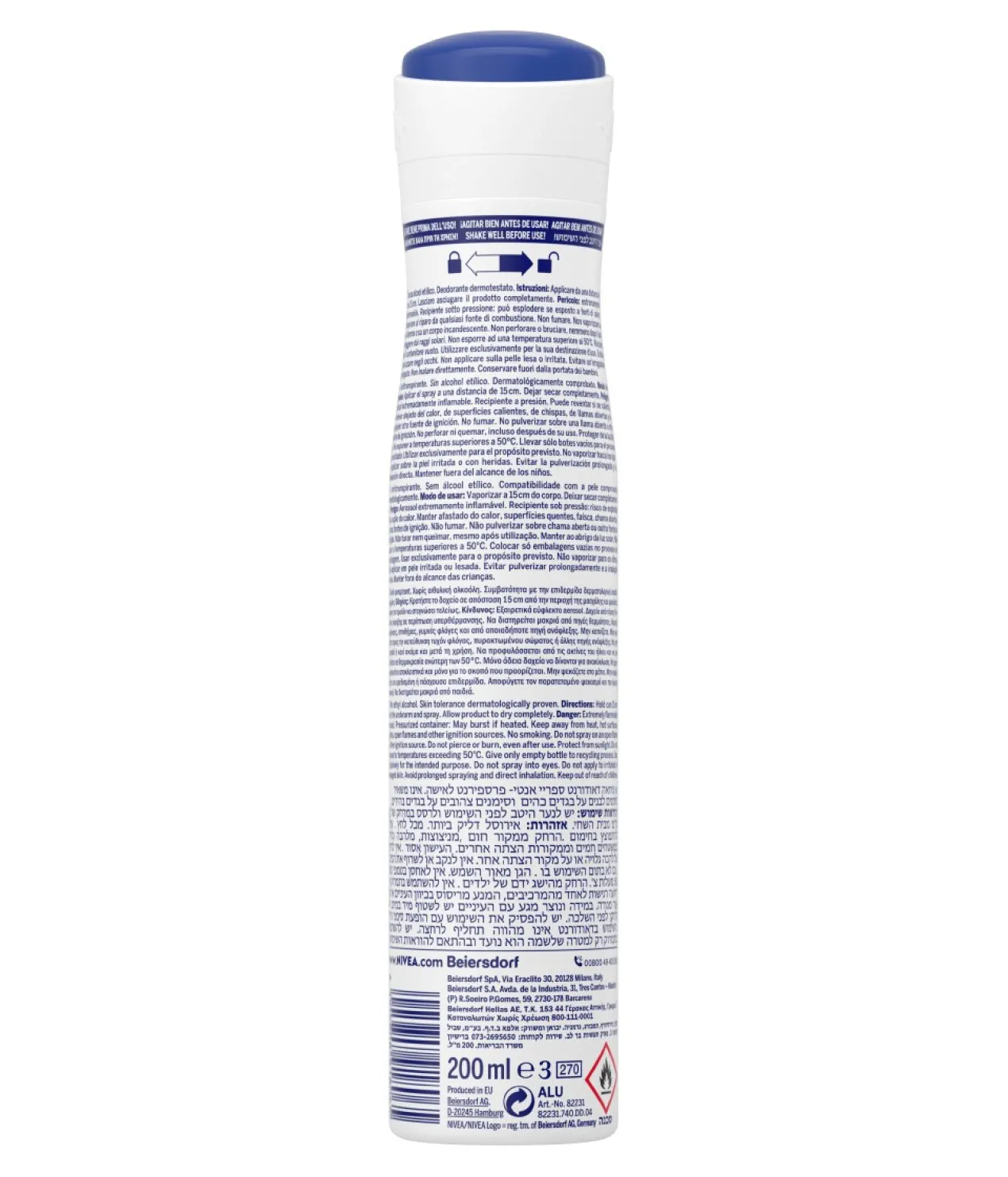 Black & White Invisible Fresh Déodorant en Spray