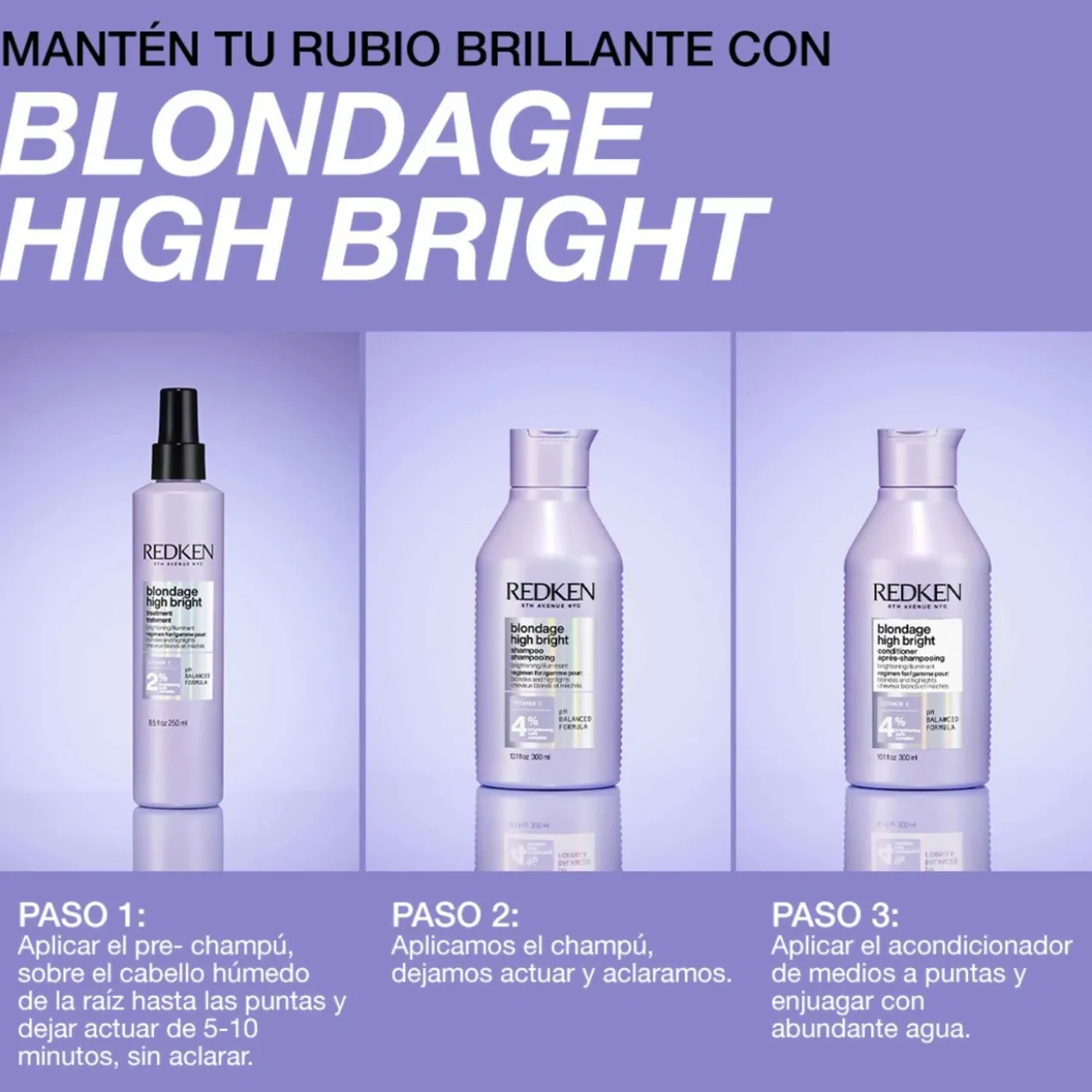 Blondage High Bright Shampoing