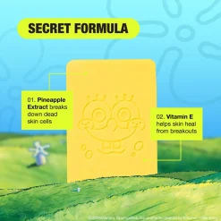 Bob l'éponge Enzymes d'Ananas Cleansing Bar Savon Visage