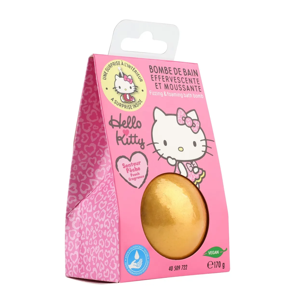 Bombe de Bain Effervescente et Moussante Hello Kitty
