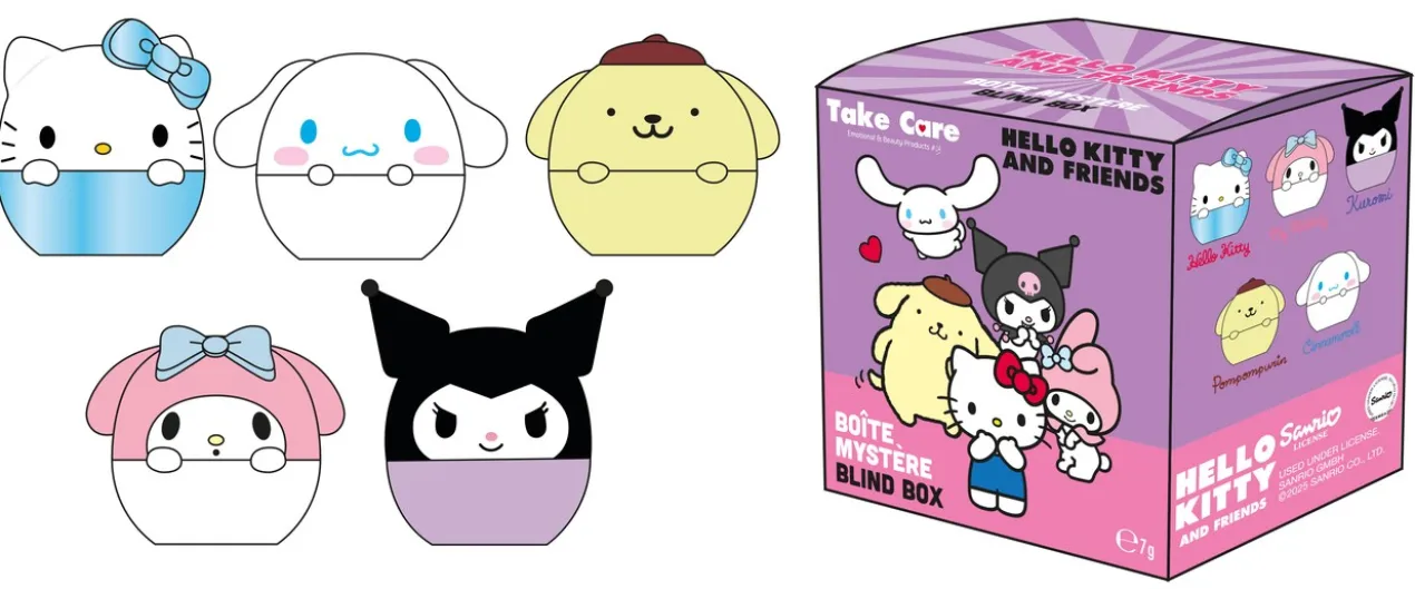 Boîte Surprise Hello Kitty & Friends Baume à lèvres