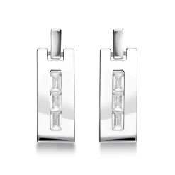 Boucle d’oreille Tokyo Argent Sterling/Revêtement en Or 18K