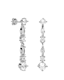 Boucles d’Oreilles Goutte en Argent