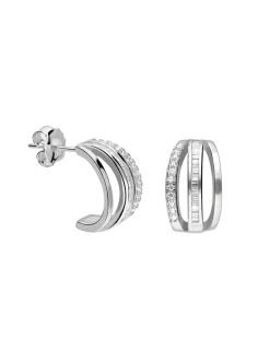 Boucles d’Oreilles Polaris en Argent