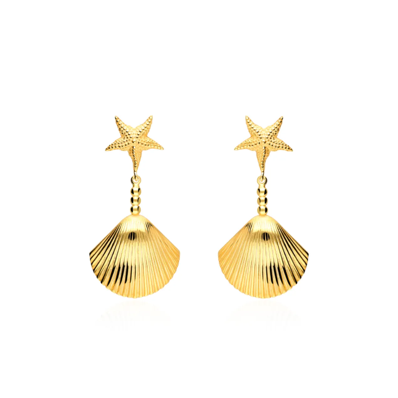 Boucles d'oreilles Seris Argent Sterling / Plaqué or 18K