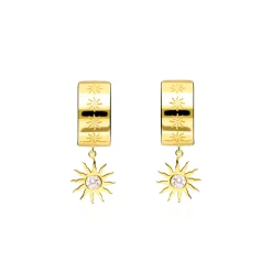 Boucles d'oreilles Seth Argent Sterling / Plaqué or 18K