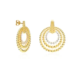 Boucles d'oreilles Sokaris Argent Sterling / Plaqué or 18K