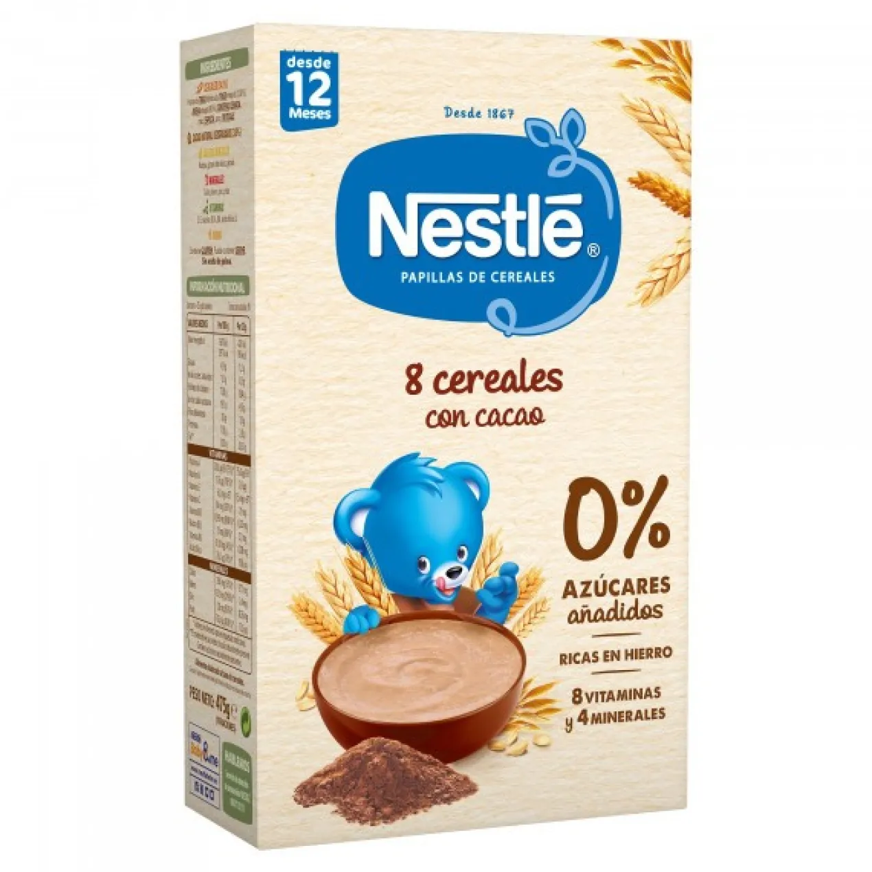 Bouillie aux 8 Céréales avec Cacao