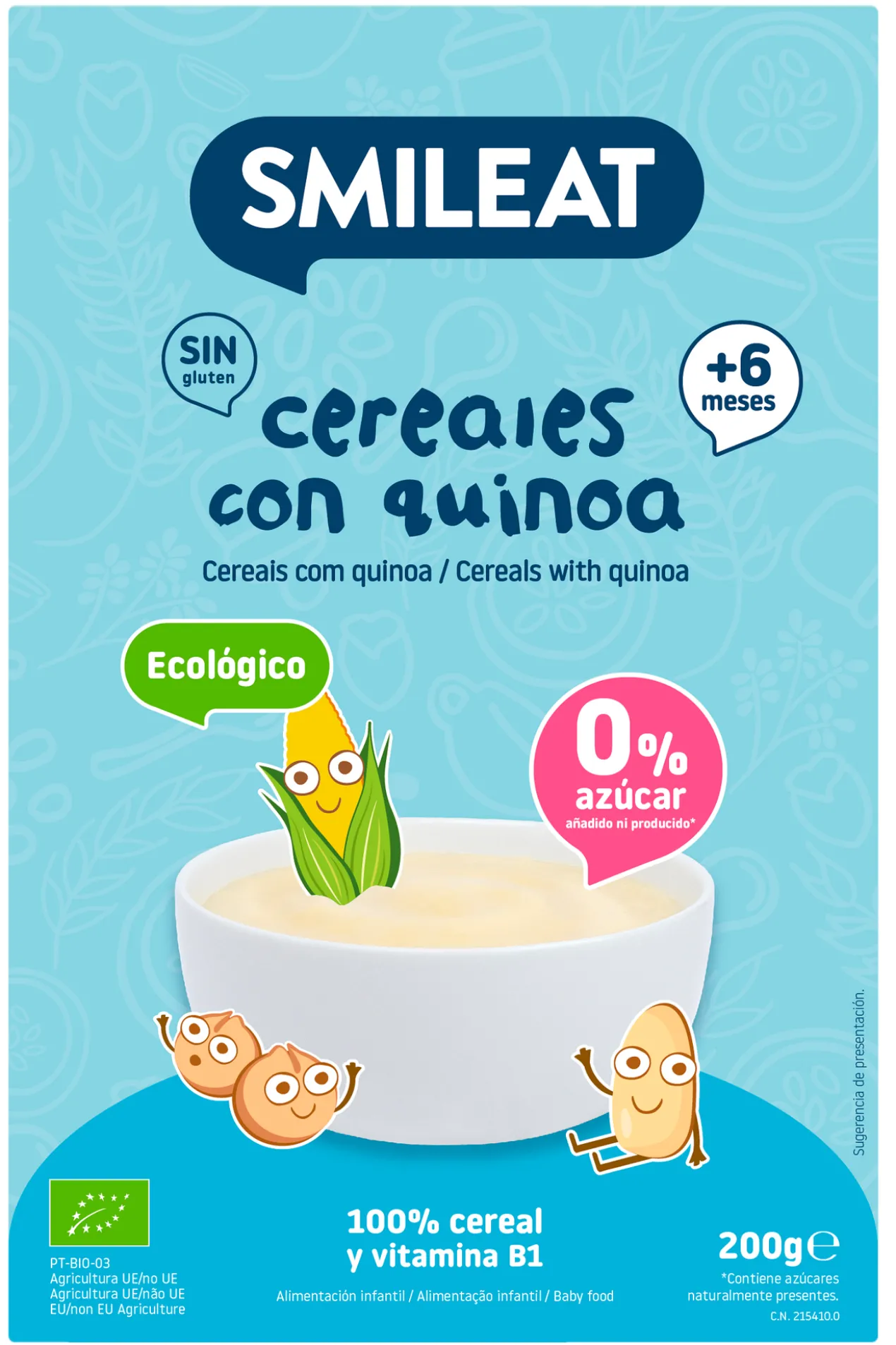 Bouillie Bio Céréales et Quinoa sans Gluten