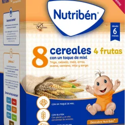 Bouillie 8 Céréales avec Miel et 4 Fruits