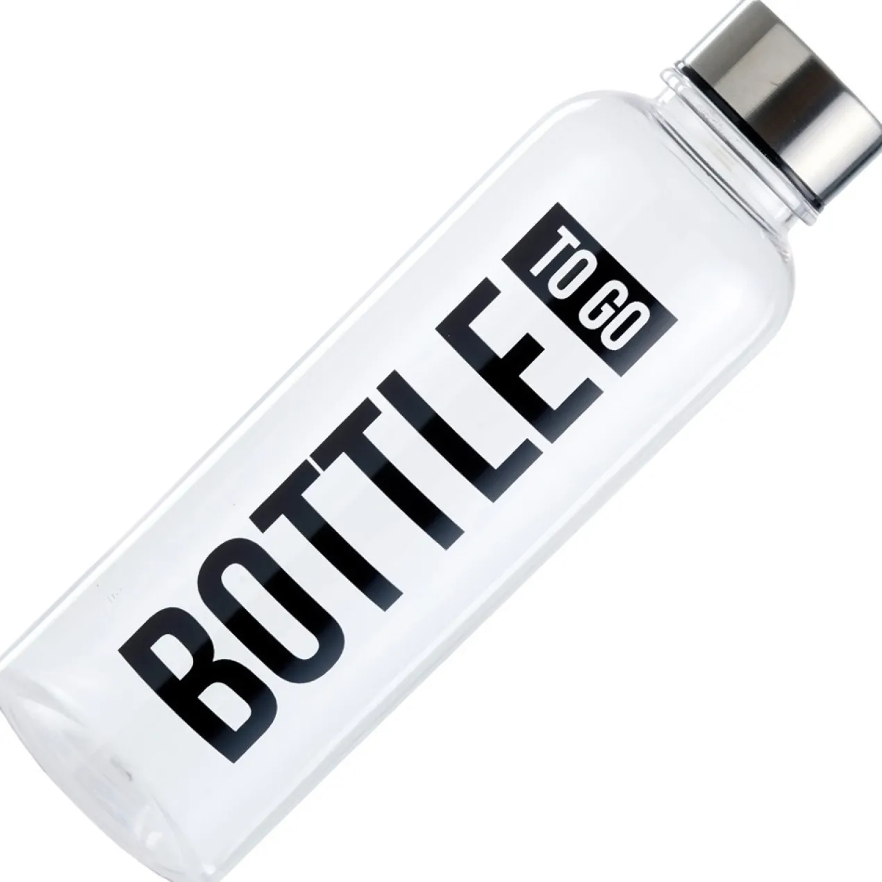 Bouteille en Plastique avec Bouchon en Acier