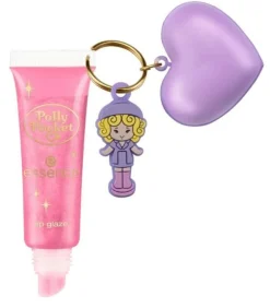 Brillant à Lèvres avec Porte-Clés Polly Pocket