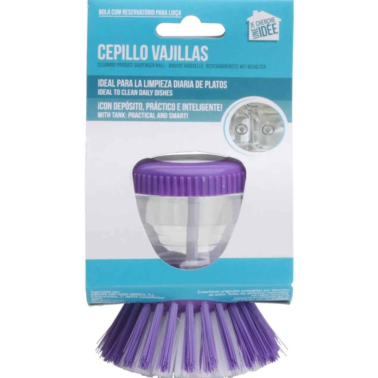 Brosse avec Réservoir Assortie